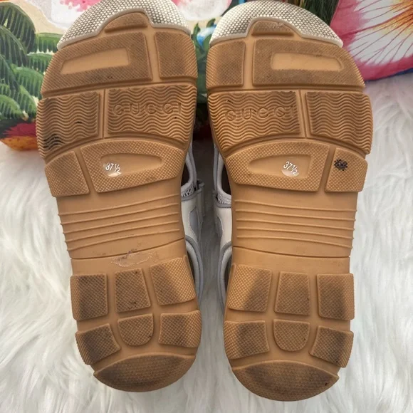 Gucci Tinsel Crystal Embellished sport sandals 37.5 - Picture 7 of 7